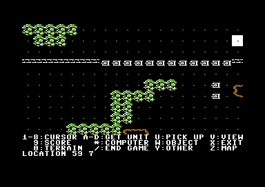 Panzer Strike screenshot 4 for Commodore 64